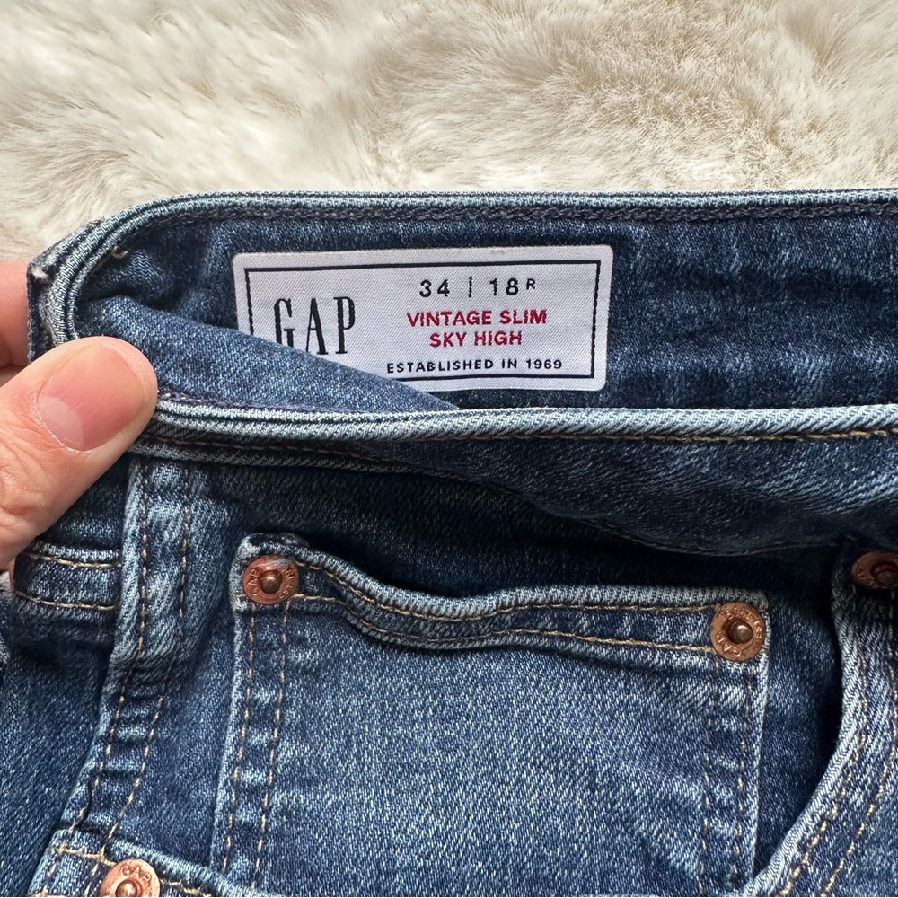 GAP jeans 34/18 R - Picture 9 of 10